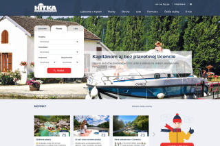 Homepage cestovni kanceláře Hitka.
