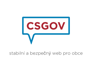 Stabilní a bezpečný web pro obce a logo projektu CSGOV.